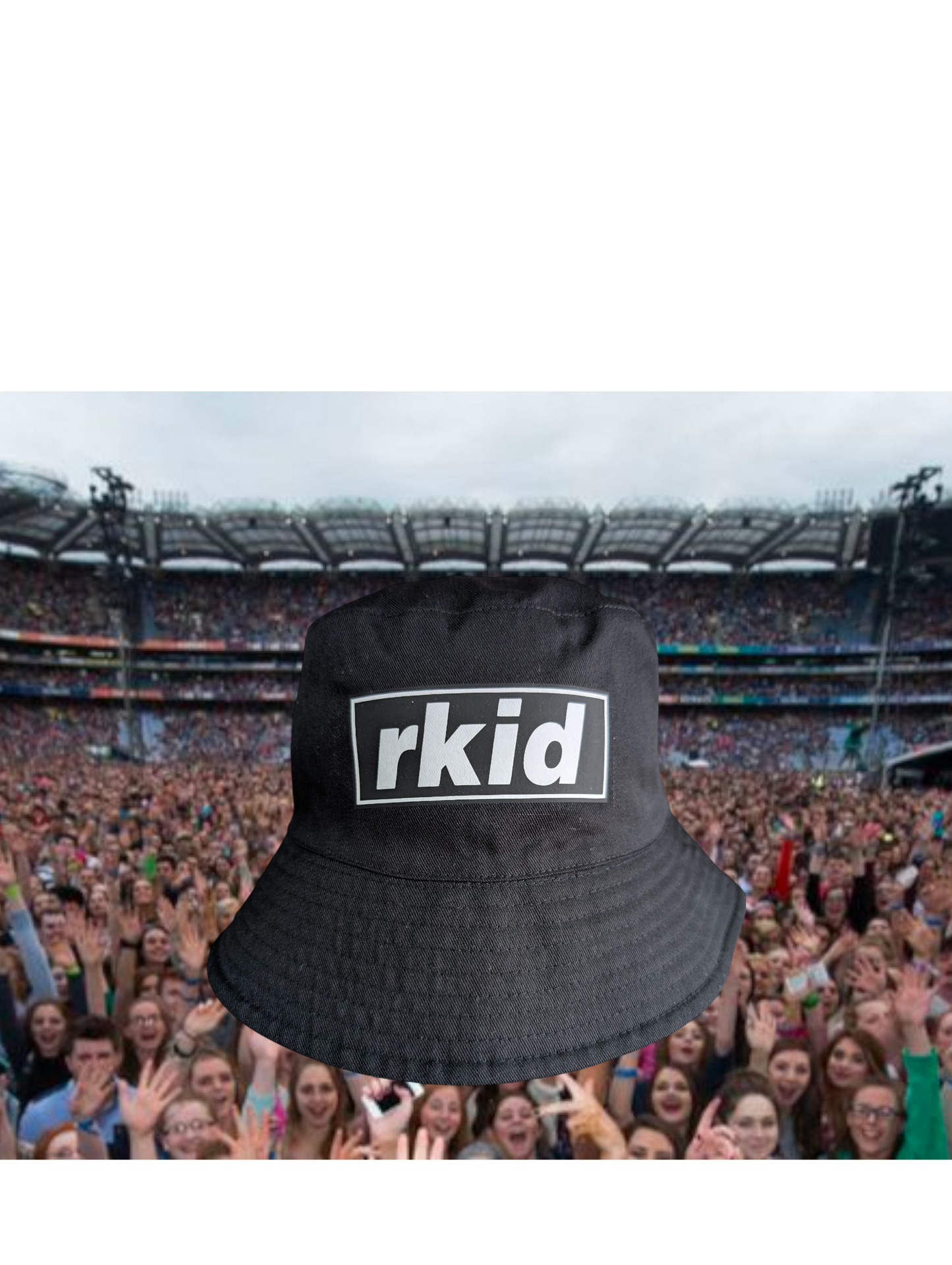 Black Oasis-Inspired rkid Bucket Hat โ Reunion Vibes, Streetwear Aesthetic