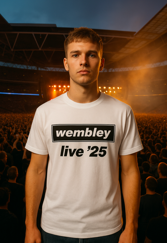 LME Graphics Oasis inspired Wembley live 25 T-shirt